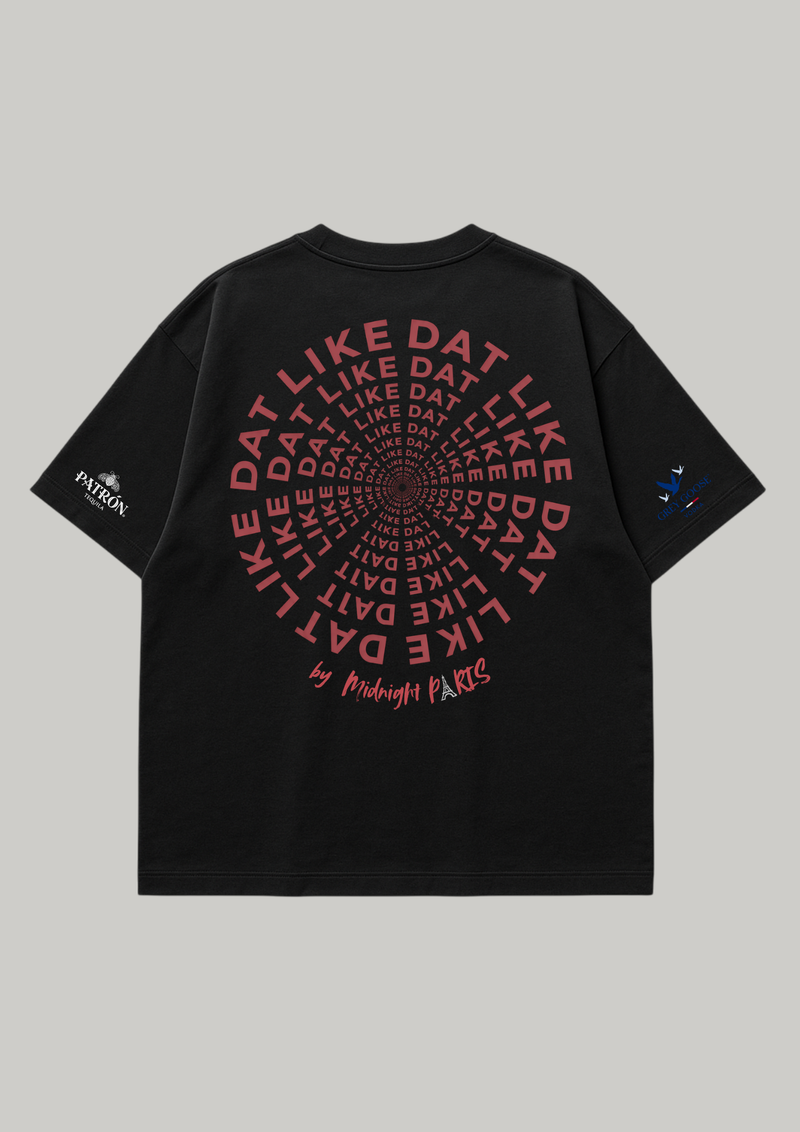 T-shirt Midnight Paris – “Like Dat” - Spirale EDITION (Event MAAURA X CHRIS DELAHOUSE)