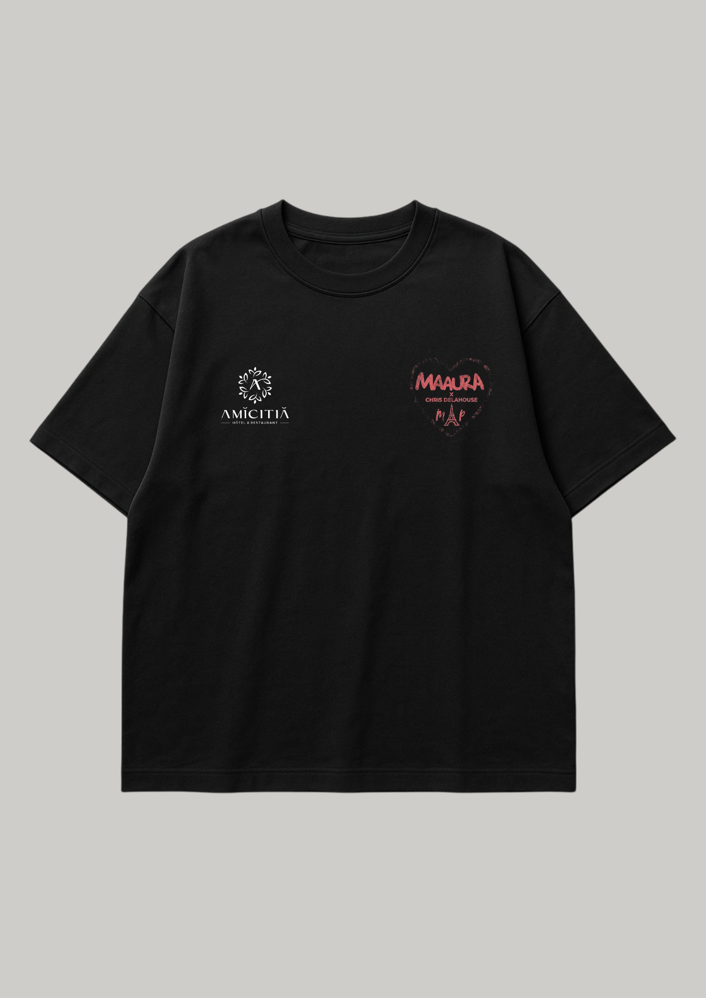 T-shirt Midnight Paris – “Like Dat” - Glitch Edition (Event MAAURA X CHRIS DELAHOUSE)