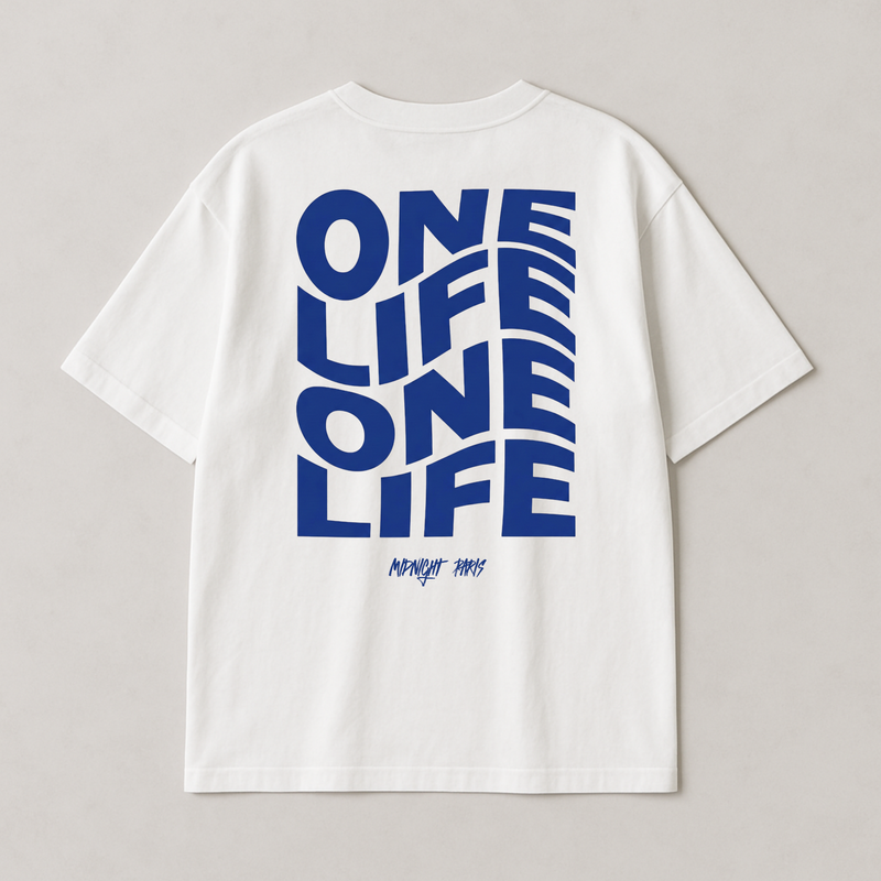 T-shirt Midnight Paris – “ONE LIFE”