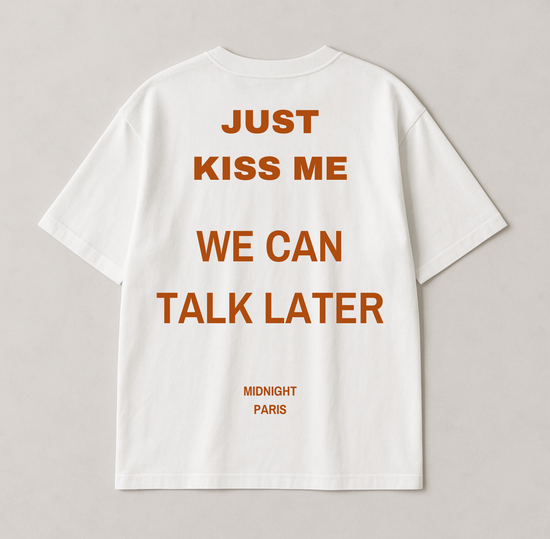 T-shirt Midnight Paris – “JUST KISS ME”