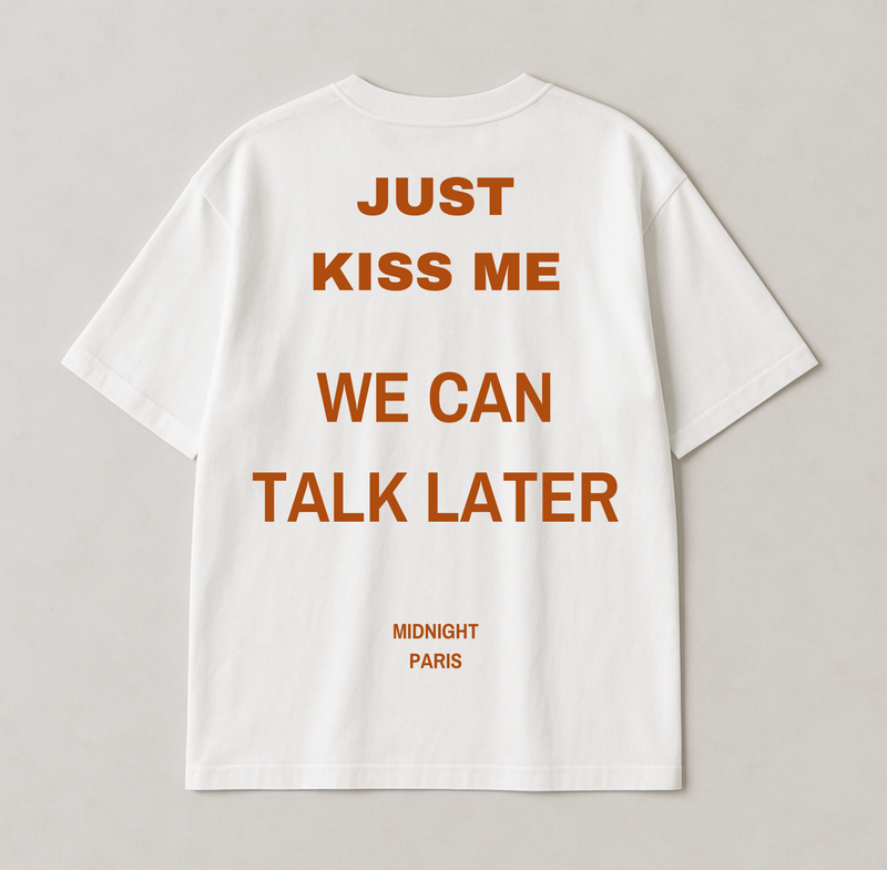 T-shirt Midnight Paris – “JUST KISS ME”