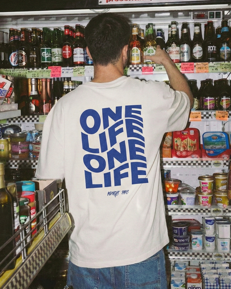 T-shirt Midnight Paris – “ONE LIFE”