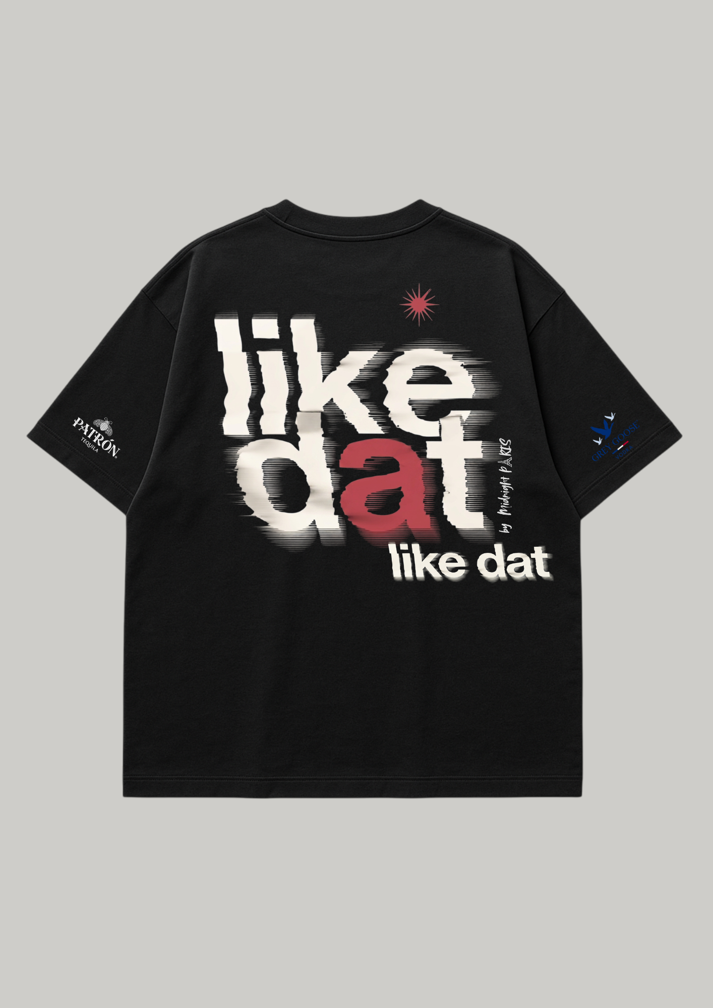 T-shirt Midnight Paris – “Like Dat” - Glitch Edition (Event MAAURA X CHRIS DELAHOUSE)