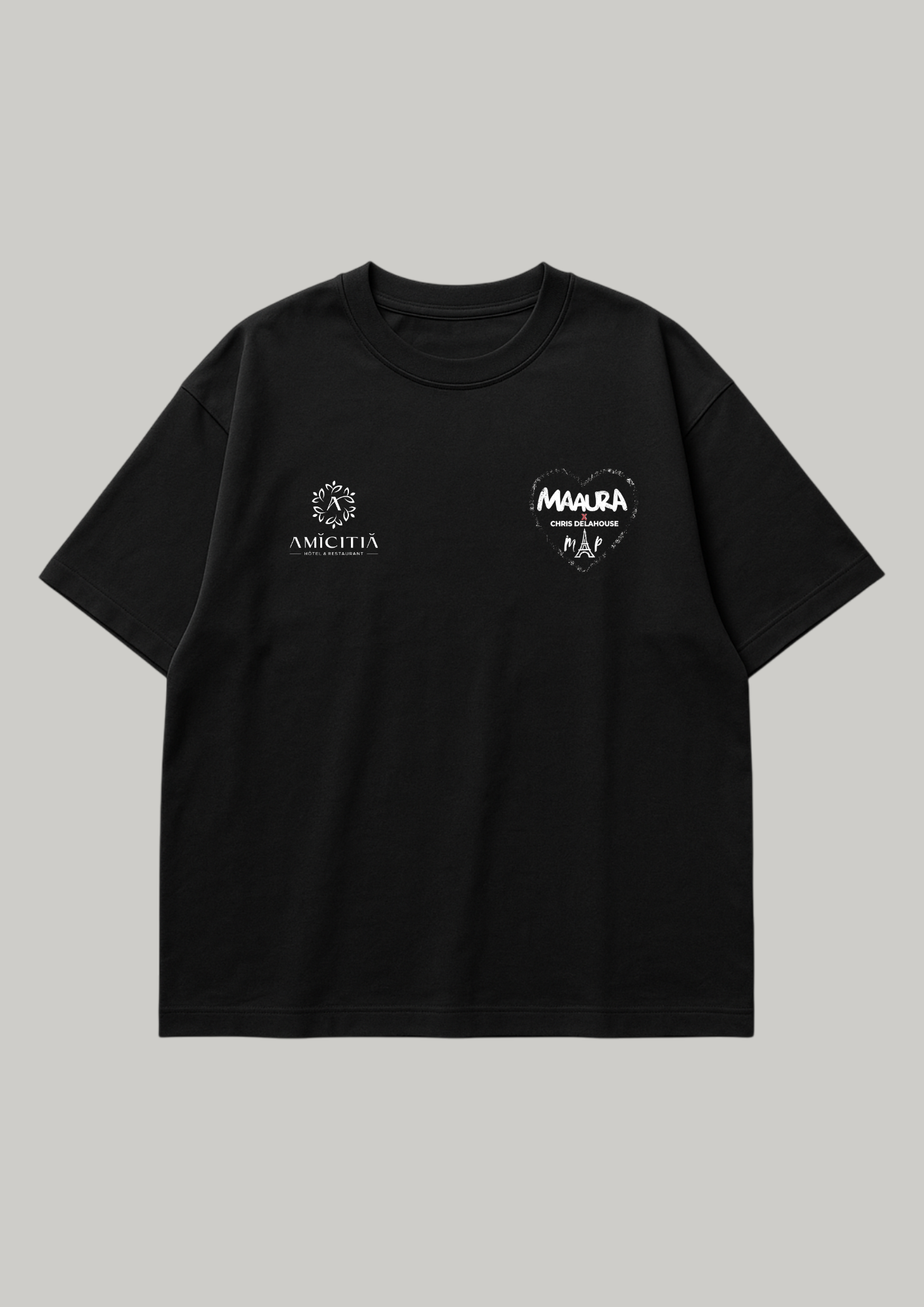 T-shirt Midnight Paris – “Like Dat” - Spirale EDITION (Event MAAURA X CHRIS DELAHOUSE)