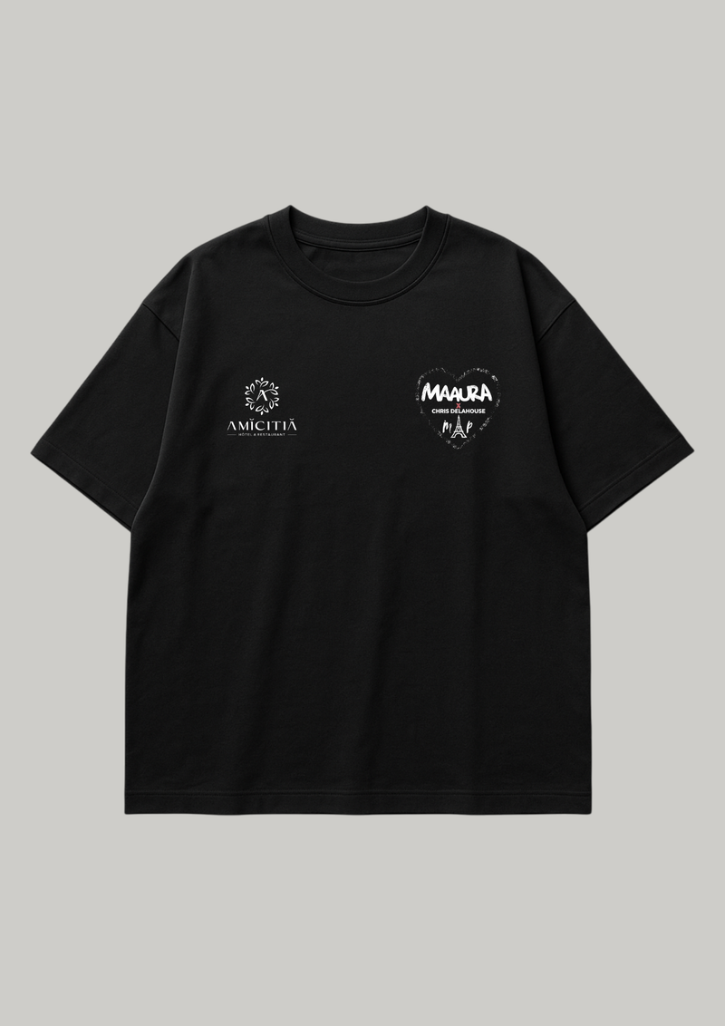 T-shirt Midnight Paris – “Like Dat” - Spirale EDITION (Event MAAURA X CHRIS DELAHOUSE)