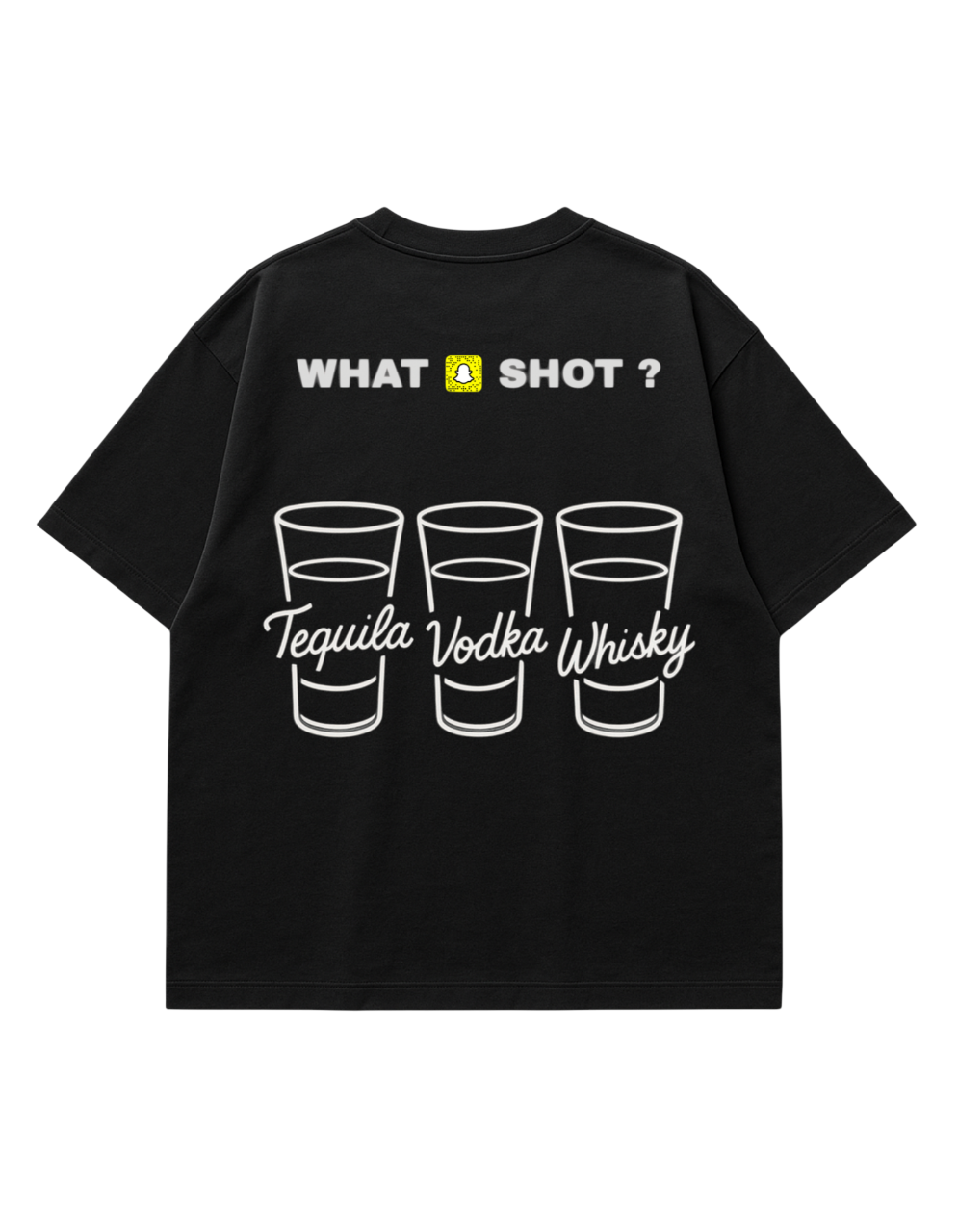 T-shirt Midnight Paris – "WHAT SHOT?" – Interactive Edition
