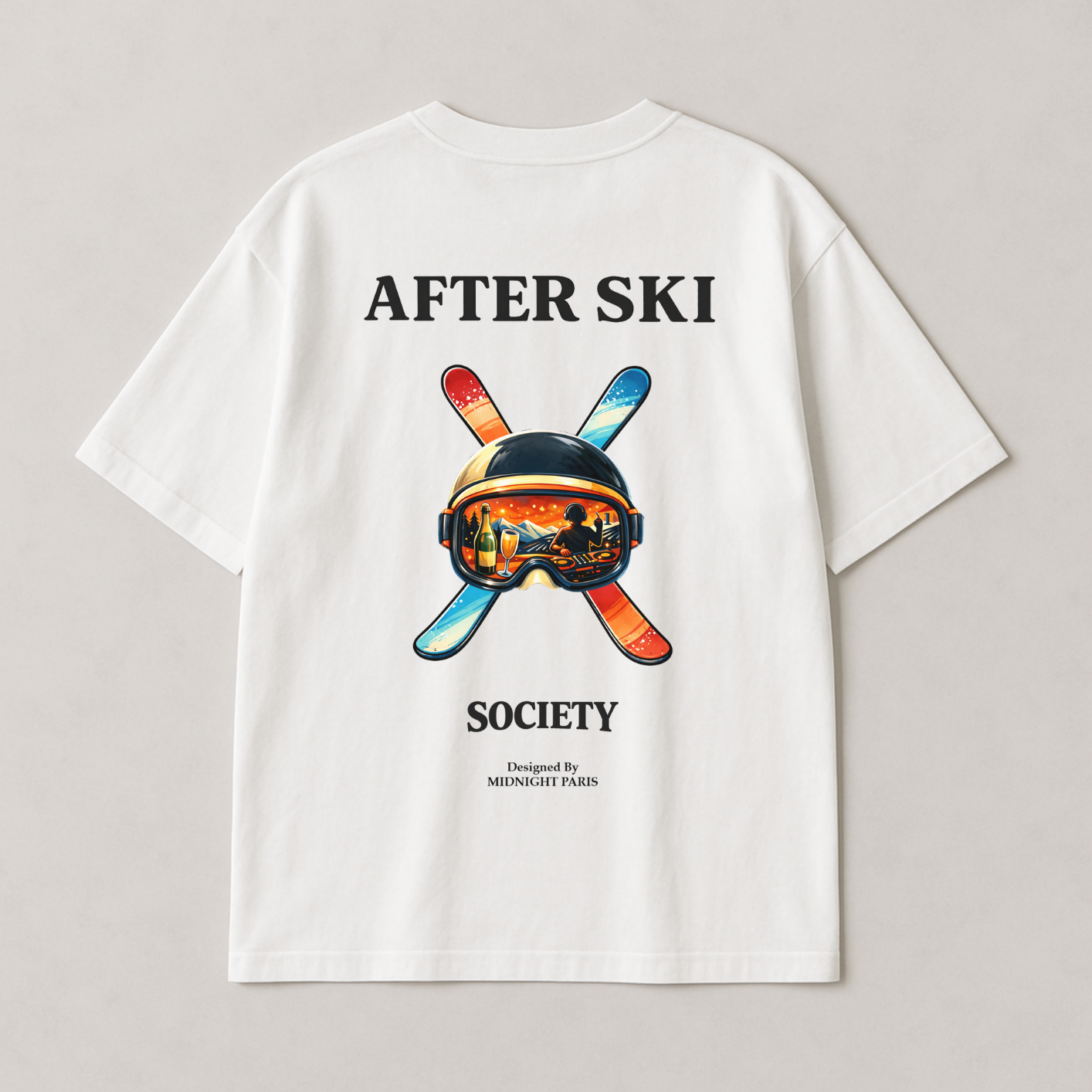 T-shirt Midnight Paris – “After Ski Society”